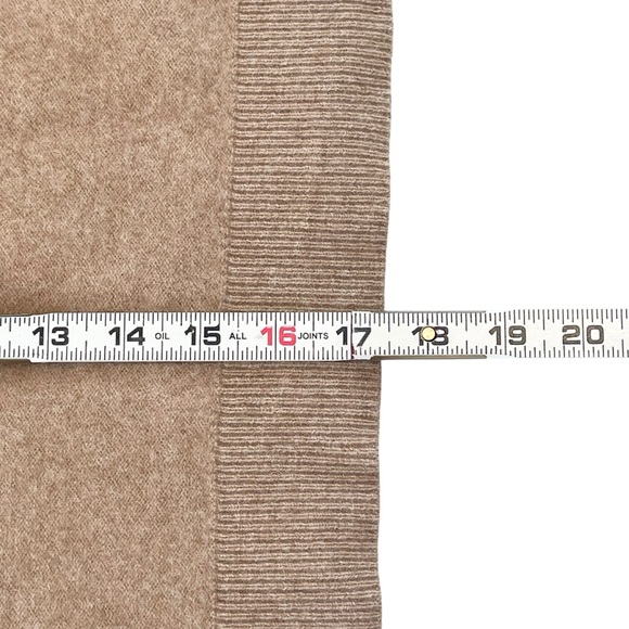 Anthropologie Pilcro The Alani Cashmere Mock-Neck Sweater Camel Casual Size S - Picture 12 of 16